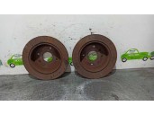 Recambio de disco freno trasero para chevrolet nubira wagon 2.0 diesel cat referencia OEM IAM 96549630 