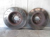 Replacement front brake disc for Mercedes-Benz C-Class (W204) saloon 2.2 CDI cat OEM IAM reference DF4813S TRW