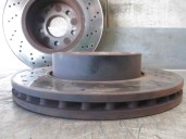 Replacement front brake disc for Mercedes-Benz C-Class (W204) saloon 2.2 CDI cat OEM IAM reference DF4813S TRW