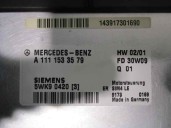 Engine control unit (ECU) replacement part for Mercedes-Benz C-Class (W203) saloon 2.0 compressor CAT OEM IAM reference A1111533