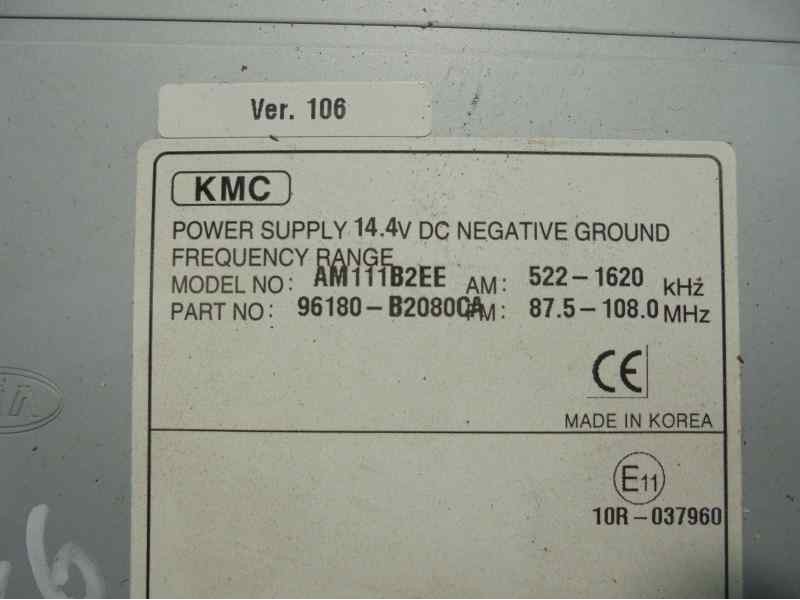 Recambio de sistema audio / radio cd para kia soul ( ) 1.6 gdi cat referencia OEM IAM 96180B2080  