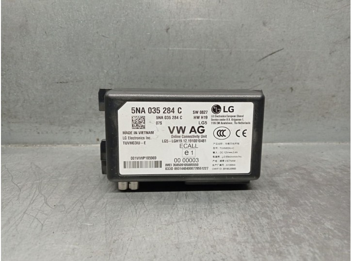 Recambio de modulo electronico para skoda karoq (nu7, nd7) 1.6 tdi referencia OEM IAM 5NA035284C 