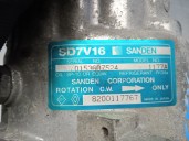 Recambio de compresor aire acondicionado para dacia logan ambiance referencia OEM IAM 8200117767 1177A SANDEN