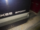 Replacement front right door for Jeep Cherokee (XJ) 2.5 turbodiesel OEM IAM reference 55235250 DARK BLUE 5 DOORS