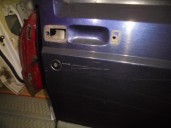Replacement front right door for Jeep Cherokee (XJ) 2.5 turbodiesel OEM IAM reference 55235250 DARK BLUE 5 DOORS