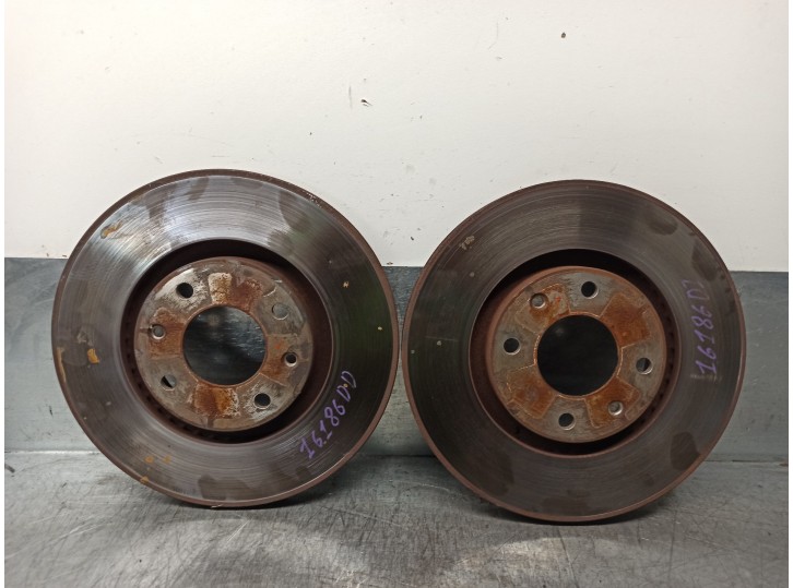 Recambio de disco freno delantero para peugeot 308 confort referencia OEM IAM NVE64311  