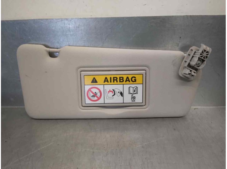 Recambio de parasol derecho para renault fluence dynamique referencia OEM IAM 964005130R 