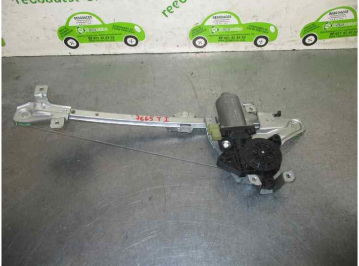 Replacement rear left window regulator for Saab 9-5 sedan 2.0 cat OEM IAM reference 5184858 2 PINS 5 DOORS.