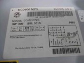 Recambio de sistema audio / radio cd para volkswagen jetta (1k2) 1.4 16v tsi referencia OEM IAM 3C0035195B 