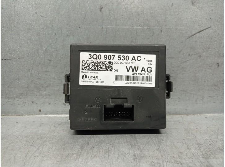 Recambio de modulo electronico para skoda karoq (nu7, nd7) 1.6 tdi referencia OEM IAM 3Q0907530AC  3Q0907530C LEAR