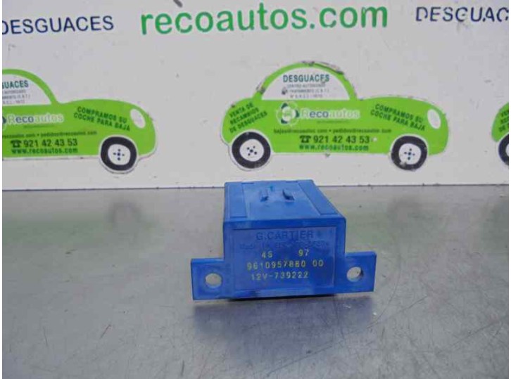 Recambio de modulo electronico para peugeot 406 berlina (s1/s2) 2.1 turbodiesel cat referencia OEM IAM 9610957880 G CARTIER