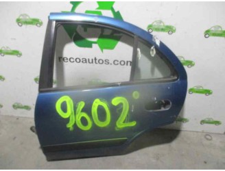 Recambio de puerta trasera izquierda para nissan almera (n16/e) comfort referencia OEM IAM 821019M730 AZUL 4 PUERTAS