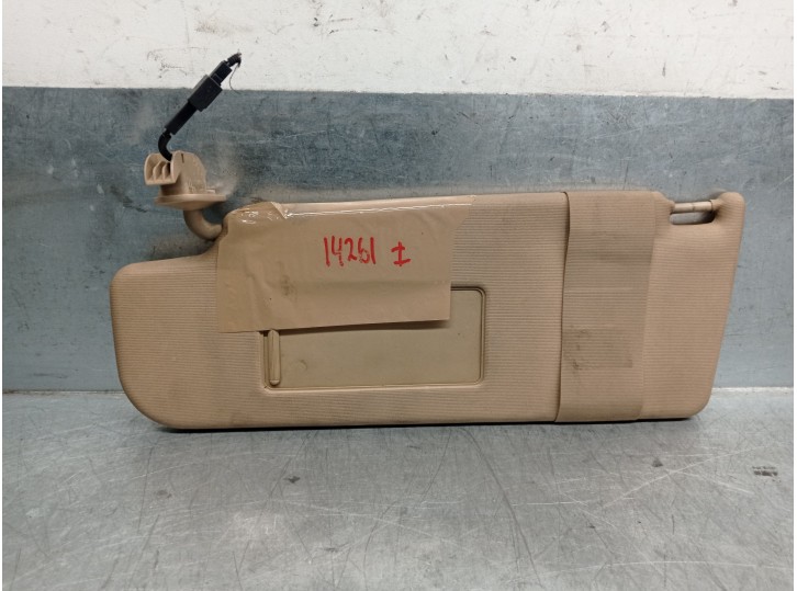 Recambio de parasol izquierdo para volkswagen passat variant (3b6) 1.9 tdi referencia OEM IAM 6X0857551 