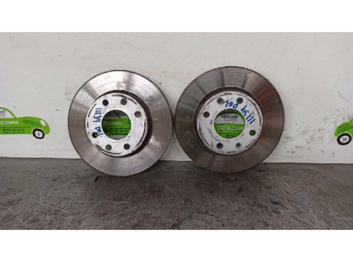 Recambio de disco freno delantero para peugeot 206 berlina xr referencia OEM IAM 424995 