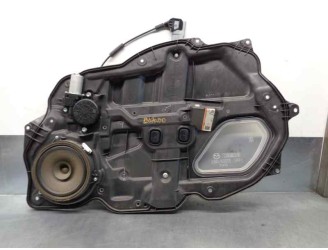 Replacement front right window regulator for Mazda 2 Lim. (DE) 1.3 16V CAT OEM IAM reference DJ0158 2 PINS 5 DOORS