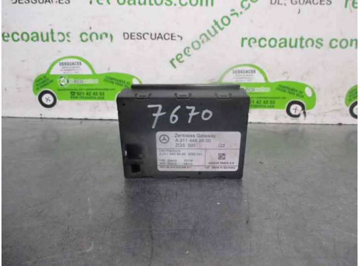 Recambio de modulo electronico para mercedes-benz clase e (w211) berlina 2.7 cdi cat referencia OEM IAM 2114452500 
