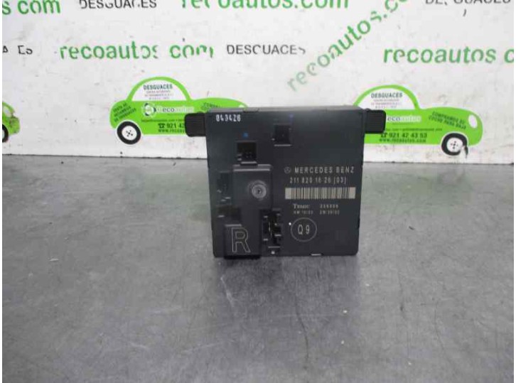 Recambio de centralita cierre para mercedes-benz clase e (w211) berlina 2.7 cdi cat referencia OEM IAM 2118201626 356806 TEMIC
