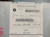 Recambio de sistema audio / radio cd para dodge avenger se referencia OEM IAM 05064927AF  