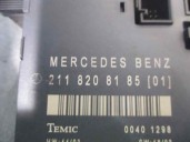 Recambio de centralita cierre para mercedes-benz clase e (w211) berlina 2.7 cdi cat referencia OEM IAM 2118208185 00401298 TEMIC