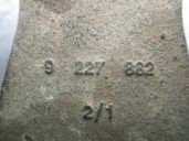 Recambio de soporte motor trasero para opel corsa c 1.2 16v cat (z 12 xe / lw4) referencia OEM IAM 9227882 