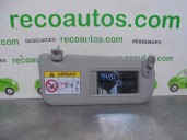 Recambio de parasol derecho para kia rio 1.1 crdi cat referencia OEM IAM 852021W360HCS  