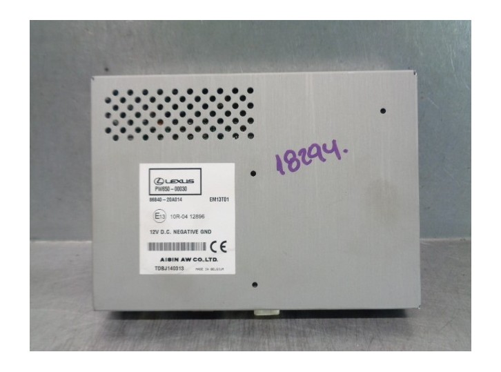 Recambio de sistema navegacion gps para lexus ct 1.8 16v cat (híbrido) referencia OEM IAM 8684020A014 PW65000030 