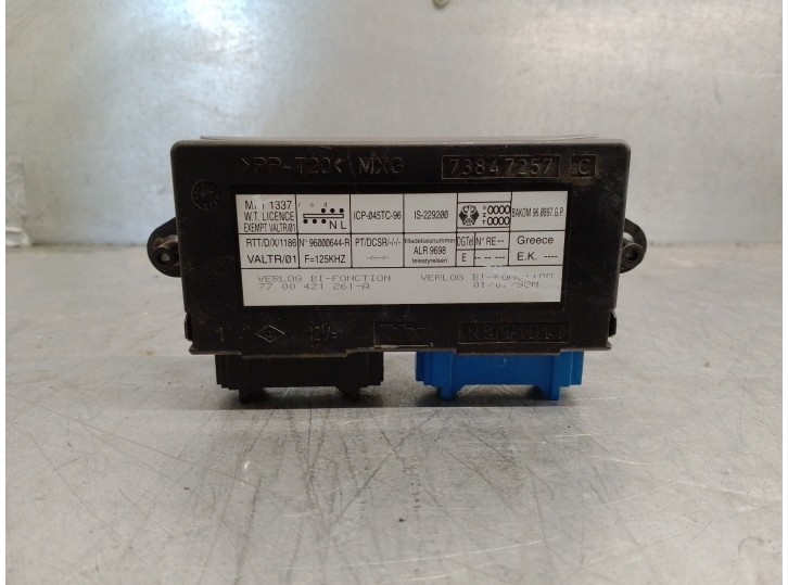 Recambio de centralita cierre para renault laguna (b56) 2.2 turbodiesel referencia OEM IAM 73847257C 7700421261A VALEO