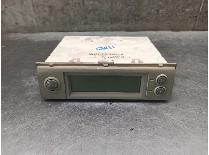 Recambio de pantalla multifuncion para nissan micra (k12e) 1.4 cat referencia OEM IAM 24856AX600 