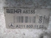 Recambio de intercooler para mercedes-benz clase e (w211) berlina 2.7 cdi cat referencia OEM IAM A2115001102 A6356 BEHR