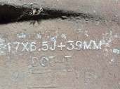 Recambio de llanta para dodge caliber 2.0 16v cat referencia OEM IAM 05191765AB R17X6.5J+39MM 