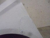 Recambio de aleta delantera izquierda para seat leon st (5f8) reference ecomotive referencia OEM IAM 5F0821472. BLANCA 5 PUERTA