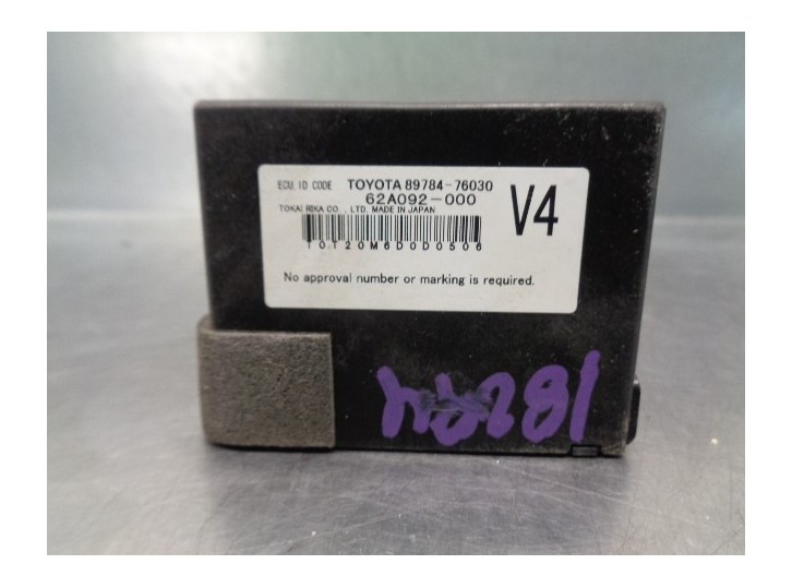 Recambio de centralita inmovilizador para lexus ct 1.8 16v cat (híbrido) referencia OEM IAM 8978476030 62A092000 