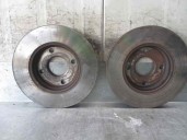 Replacement front brake disc for Mazda 2 saloon (DY) 1.4 diesel CAT OEM IAM reference 754202851 0986479 BOSCH