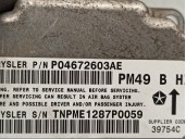 Replacement airbag control unit for Dodge Caliber 2.0 16V CAT OEM IAM reference P04672603AE 04672603AE 