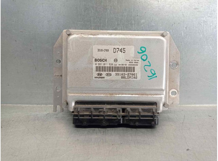 Recambio de centralita motor uce para kia cerato 2.0 turbodiesel cat referencia OEM IAM 3910327061 0281011538 BOSCH
