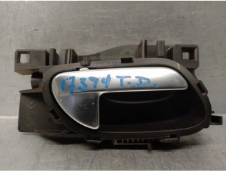 Recambio de maneta interior trasera derecha para peugeot 208 1.2 12v vti referencia OEM IAM 96555516VV  
