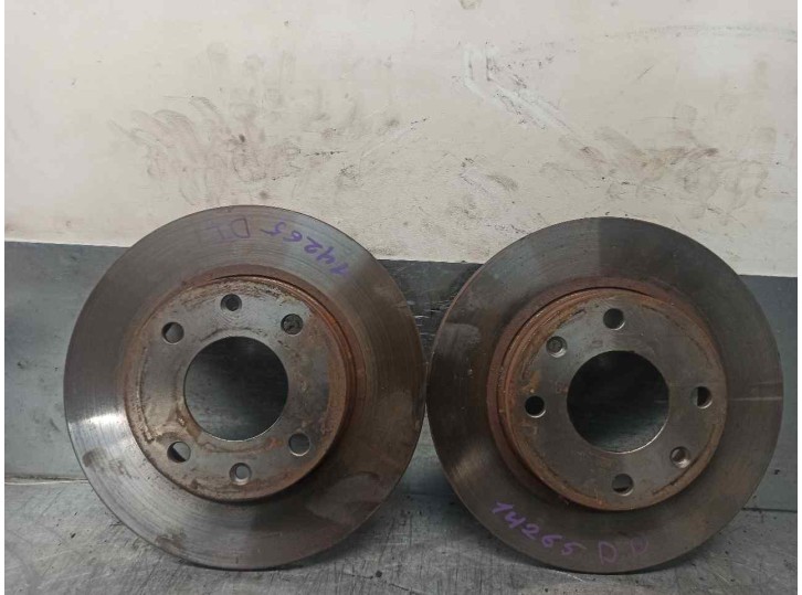 Recambio de disco freno delantero para citroën saxo 1.5 diesel referencia OEM IAM 97154092  