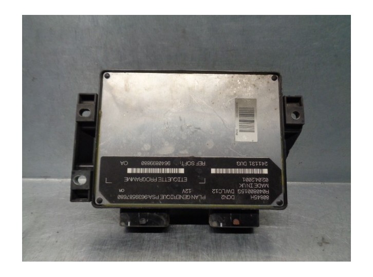 Recambio de centralita motor uce para peugeot 206 berlina 1.9 diesel referencia OEM IAM 9640899880 R04080015G 