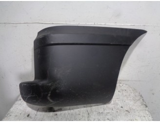 Replacement rear right bumper end cap for Fiat Doblo (119) 1.9 JTD CAT OEM IAM reference 735294625 NGRO TEXTURADO 5 P