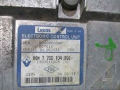 Replacement engine control unit (ECU) for Renault Clio II Phase I (B/CBO) 1.9 Diesel OEM IAM reference 7700104956 R04080009F LUC