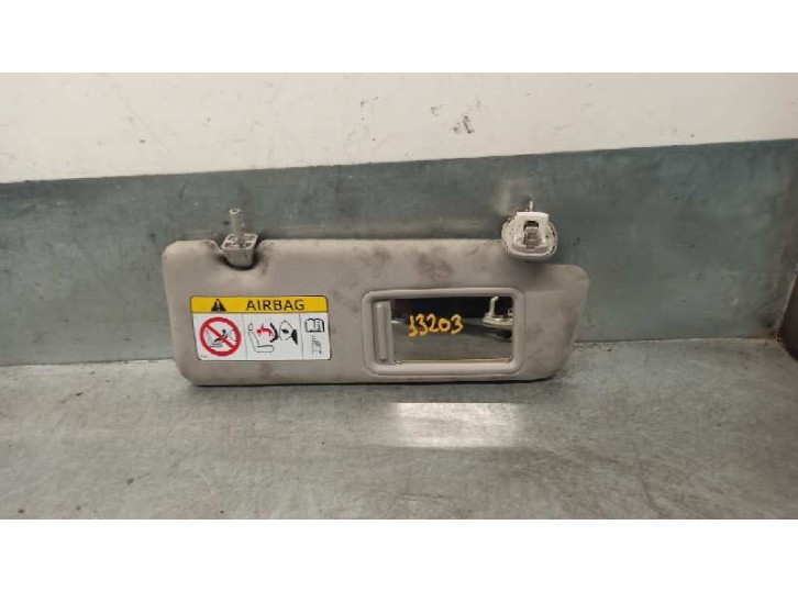 Recambio de parasol derecho para toyota prius (nhw30) 1.8 16v cat referencia OEM IAM   