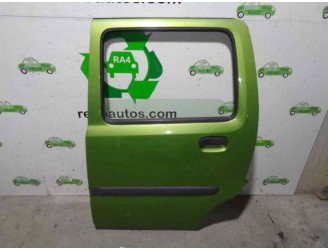 Recambio de puerta trasera izquierda para opel agila 1.2 16v cat (z 12 xe / lw4) referencia OEM IAM 4705554 VERDE 5 PUERTAS