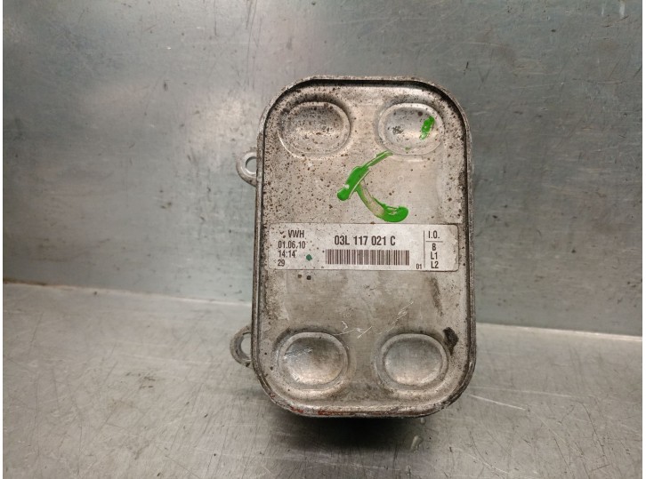 Recambio de enfriador aceite motor para seat leon (1p1) 1.6 tdi referencia OEM IAM 03L117021C 03L117021C 