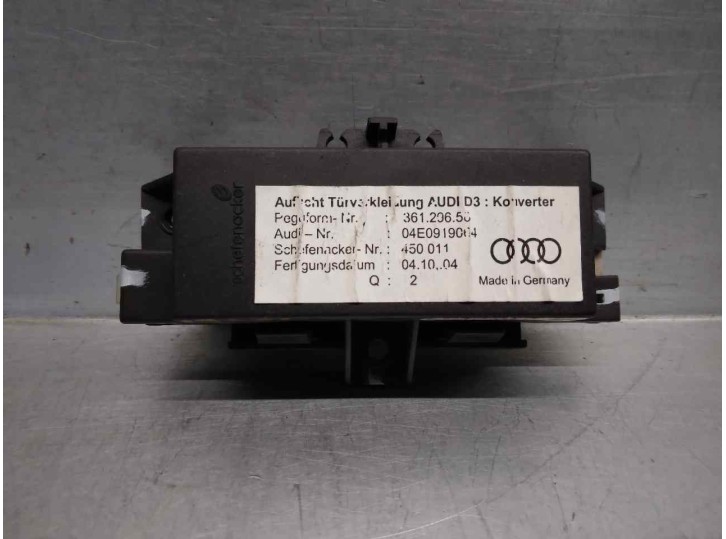 Recambio de modulo electronico para audi a8 (4e2) 4.2 v8 40v referencia OEM IAM 04E0919064 DEL IZQ 