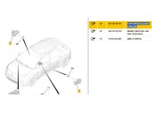 Recambio de sensor impacto para citroën c4 cactus 1.2 vti 82 referencia OEM IAM 9675669780 