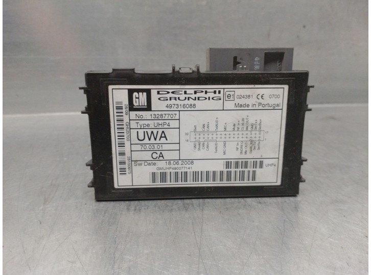 Recambio de modulo electronico para opel meriva a 1.7 16v cdti referencia OEM IAM 13287707 497316088 DELPHI