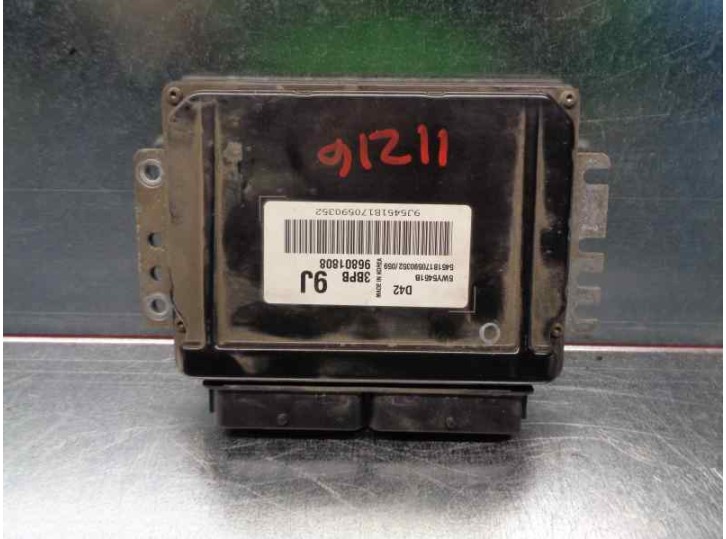 Replacement engine control unit (ECU) for Chevrolet Matiz 1.0 CAT OEM IAM reference 96801808 5WY5451B 