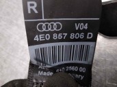 Replacement of rear right seatbelt for Audi A8 (4E2) 4.2 V8 40V OEM IAM reference 4E0857806D WITH PRETENSIONER 4 DOORS