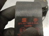 Recambio de cinturon seguridad trasero izquierdo para seat altea (5p1) 1.9 tdi referencia OEM IAM 5P0857805D  