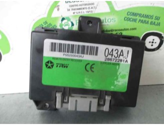 Replacement electronic module for Chrysler PT Cruiser (PT) 1.6 16V CAT OEM IAM reference 28672281A 043AJ28672281A TRW